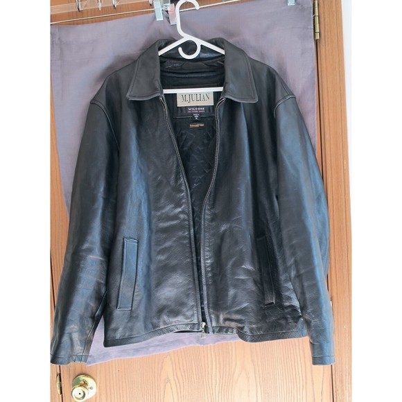 Wilson Other - M. Julian Wilson's Leather Jacket Mens Black Thinsulate Removable Lining XL 2585